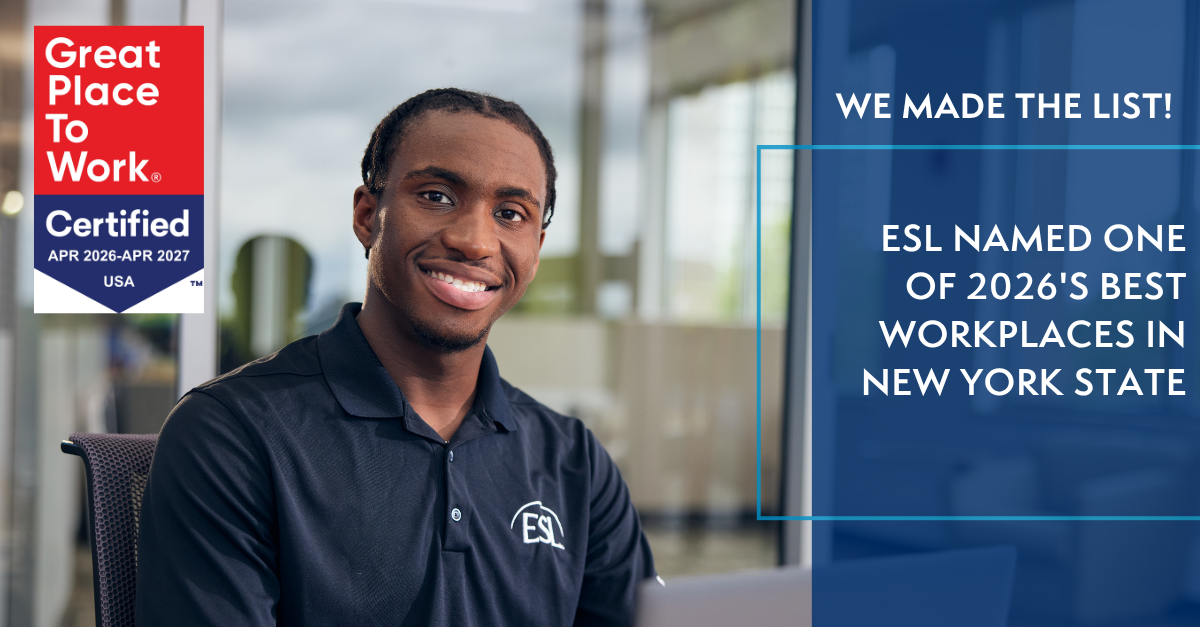 Esl Rochester Ny ESL Named to List of Best Workplaces in New York State for 2026 | ESL ...