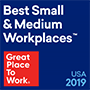 Great Place to Work Medium 2019 logo