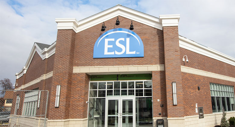 Exterior of new ESL branch